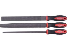 EXTOL sada 3ks rašple 250mm sek.2, plochá, úsečová a kruhová 8803757