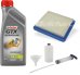 AL-KO sada na výměnu oleje + olej CASTROL 1L 10W40 GTX A3/B4 + vzduchový filtr