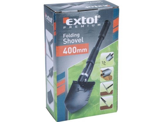 EXTOL PREMIUM lopatka skládací s motyčkou a pouzdrem 8877030
