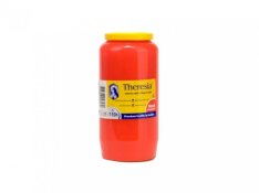 Svíce hřbitovní Bolsius Theresia kompozitní 320g ~ 110h červená