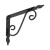 DOMAX konzole dekorativní černý 190x140mm WOZ190C 5921 DMX