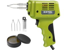 EXTOL CRAFT 9923 pistole pájecí transformátorová s příslušenstvím, 175W