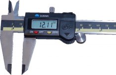TIGRE posuvné měřítko 0-200 mm digitální IP54 včetně kalibrace 01-200-54