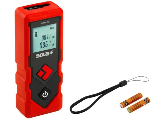 SOLA laserový dálkoměr VECTOR 20 m 71019101