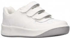 PRESTIGE Obuv Velcro vel.41 polobotka bílá VM86810-41-10