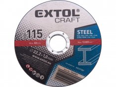 EXTOL CRAFT 106901 kotouče řezné na kov, 5ks, 115x1,0x22,2mm