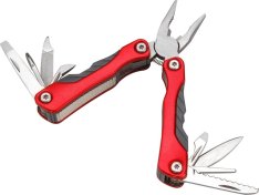 EXTOL PREMIUM nůž-kleště kapesní multifunkční s nářadím, 100/67mm, 9 dílů, nerez 8855130