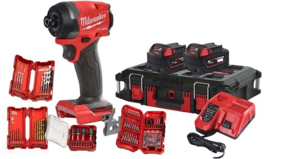Milwaukee sada aku nářadí M18FID3100P-502P M18 FUEL COMBO KIT IN2 4933498244