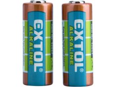 EXTOL ENERGY baterie alkalické, 2ks, 12V (23A) 42017
