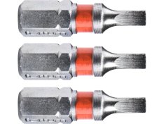 hrot plochý sada 3ks , 3x25mm, S2
