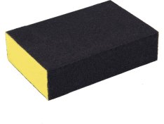 EXTOL brusná houba 100x70x25mm P100 čtyřstranná abrazivo-korund 8803664