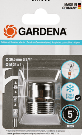 GARDENA Perličkový závitový adaptér 18209-20