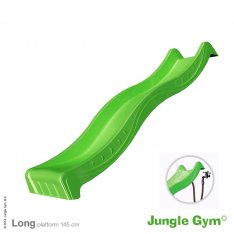 Jungle Gym skluzavka dlouhá zelená s přípojkou na vodu