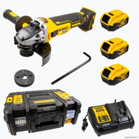 DEWALT aku bruska úhlová 125mm DCG405P3-QW DE