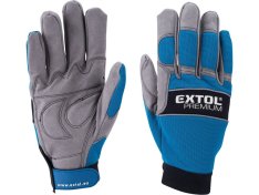 rukavice pracovní polstrované, L/10", 8856602 EXTOL PREMIUM