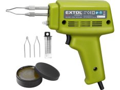 EXTOL CRAFT 9921 pistole pájecí transformátorová s příslušenstvím, 100W