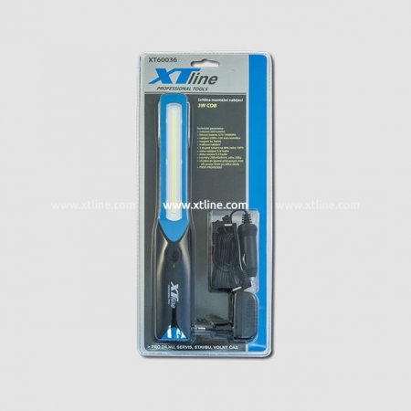 XTLINE Svítilna montážní nabíjecí COB LED 3W XT60036