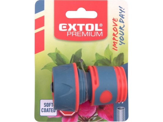 Rychlospojka na hadici 3/4", se STOP, EXTOL PREMIUM 8876404