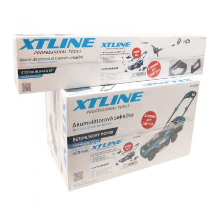 XTLINE aku zahradní set 18/36V 7dílů XT102990