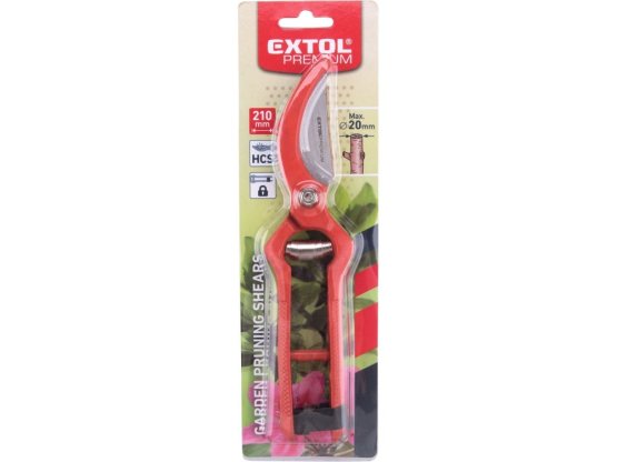 EXTOL Nůžky zahradnické celokovové 210mm 8872134