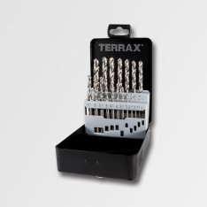 Ruko sada vrtáků do kovu HSS-G 19dílů Terrax RUA214214