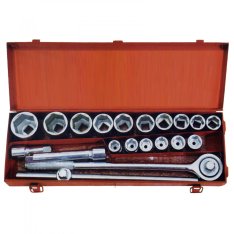 Stavtool sada hlavic 3/4" 19-50 mm 21 dílů P16456