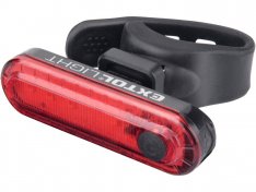 EXTOL LIGHT Světlo červené na kolo 30lm s USB nabíjením 43138