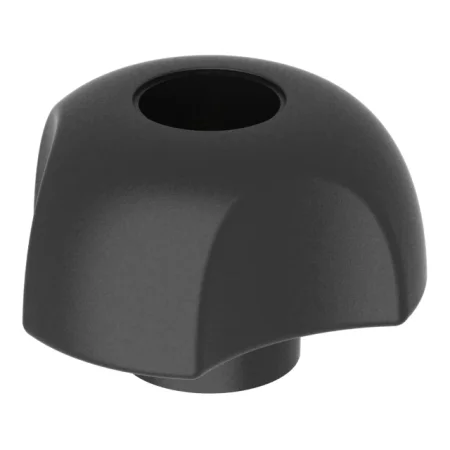 Matice kovová s plastovou hlavou průchozí M8 aretační