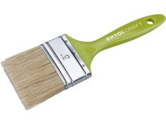 EXTOL CRAFT 91505 štětec plochý, 3"/75mm, délka 56mm, tloušťka 14mm, plastová rukojeť