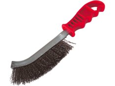 EXTOL CRAFT 960017 kartáč ocelový, plastová rukojeť, 240mm, vlnitý drát S 0,5mm, Fe