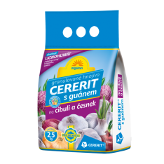 FORESTINA Cererit s guánem na cibuli a česnek 2,5kg hnojivo Orgamin