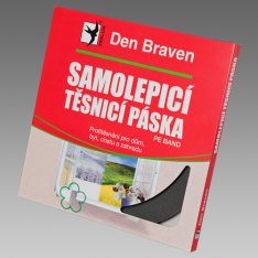 samolepící těsnící páska Den Braven 9x3mm/20m šedá
