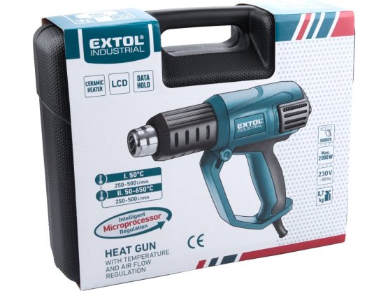 EXTOL pistole horkovzdušná s plynulou regulací 2000W 8794800
