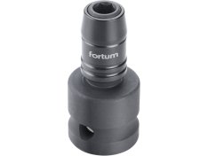 adaptér rázový 1/2" čtyřhran na hroty 1/4", Quick-Lock, CrMoV 4790002