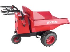 EXTOL PREMIUM Transportér s pojezdem aku 200l 54V Li-ion 15Ah 8891591