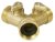 EXTOL PREMIUM rozdvojka s ventilem, 3/4", MOSAZ 8876042