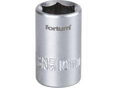 hlavice nástrčná, 1/4", 10mm, L 25mm, 61CrV5, FORTUM 4701410