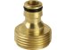 adaptér vnější závit, 3/4", MOSAZ, EXTOL PREMIUM 8876031