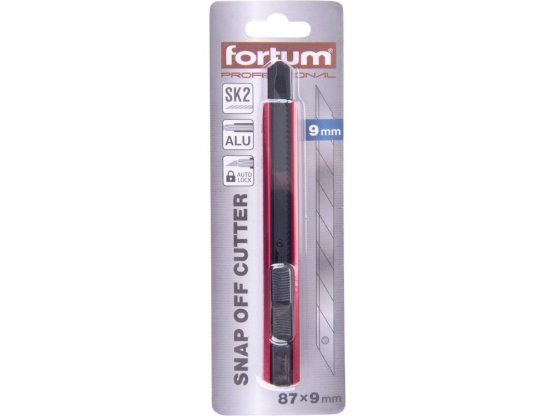 FORTUM nůž ulamovací celokovový, 9mm 4780028