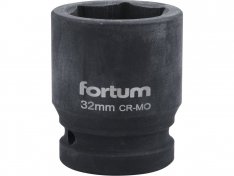 FORTUM hlavice nástrčná rázová 3/4", 32mm, L 54mm 4703032