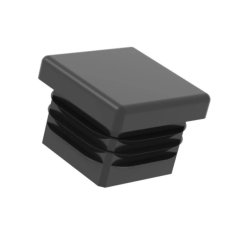 Zátka do jeklu 65 x 65 x 2-4,5 mm čtvercová černá