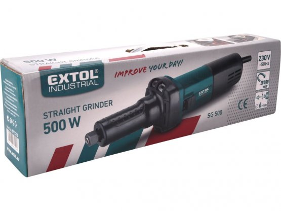 EXTOL INDUSTRIAL SG 500 bruska přímá, 6mm, 500W 8792210