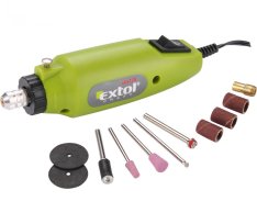 EXTOL CRAFT mini vrtačka/bruska s transformátorem 404120
