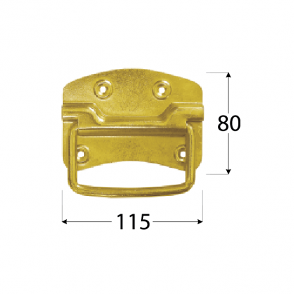 DOMAX rukojeť na bednu 115x80mm US115 8832 DMX