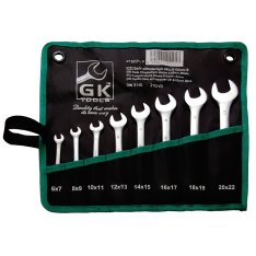 GK Tools sada plochých klíčů 6-22mm 8ks P16031/P