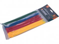 pásky na vodiče barevné, 200x3,6mm, 100ks, 8856196, NYLON, EXTOL PREMIUM