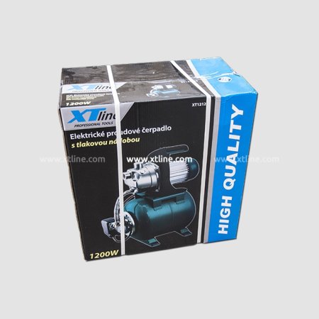 XTLINE čerpadlo proudové s tlakovou nádobou 1200W XT121235