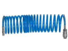 EXTOL hadice vzduchová 1/4", 5m vnitřní pr. 6mm spirálová s rychlospojkami 99322