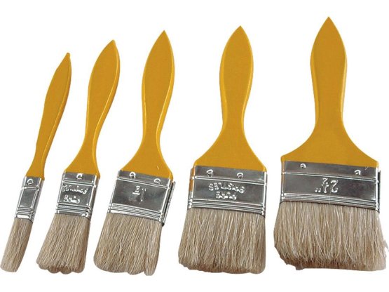 EXTOL CRAFT štětce ploché, sada 5ks, 12-25-38-50-63mm 9153