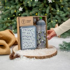 SET zdravá sváča+lahev 0,7l Pixel Head